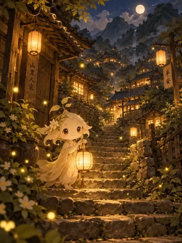 灯笼村的小妖怪动漫封面图